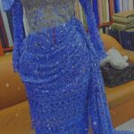 Mother of the Day Dress, crafted from exquisite hand-beaded colourful lace.